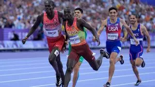 Un impresionante Attaoui emula a Adri Ben y acaba quinto en 800 con 1:42.09