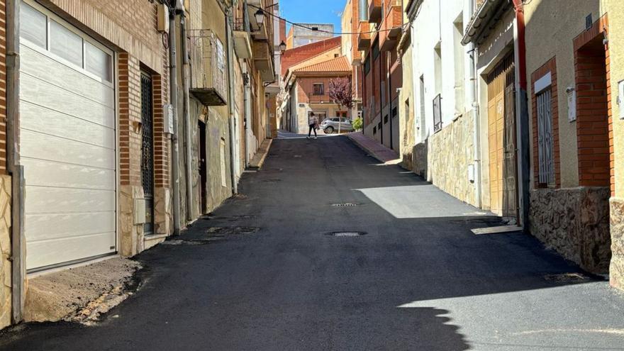 Finalizada la pavimentación en cuatro calles de Benavente