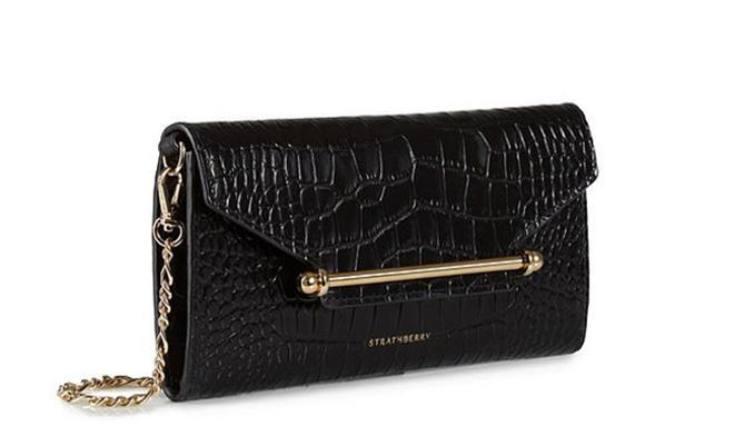 Clutch de Strathberry lucido por Kate Middleton