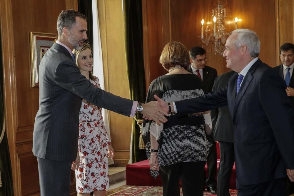 Audiencia de los Reyes con los galardonados con las Medallas de Asturias 2016