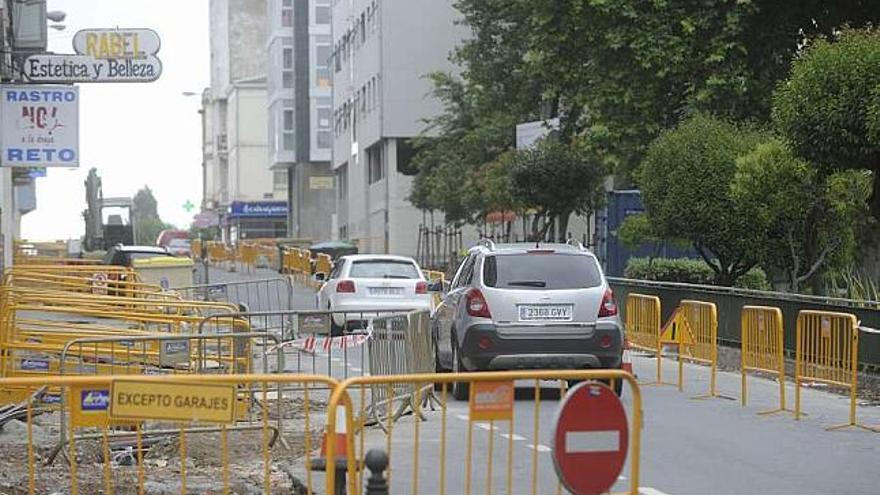 Obras del corredor verde de Orillamar. / fran martínez