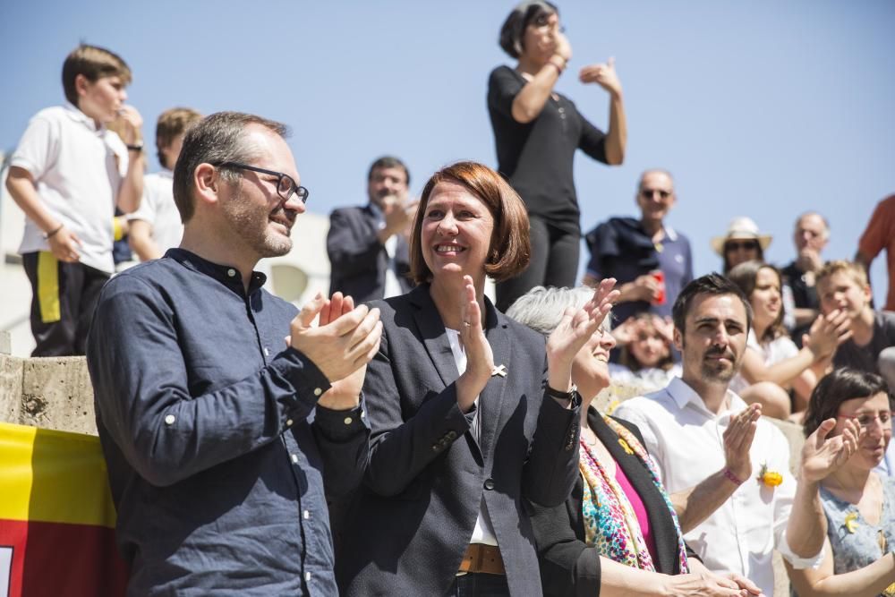 Inauguració de la plaça U d'Octubre de 2017 de Girona