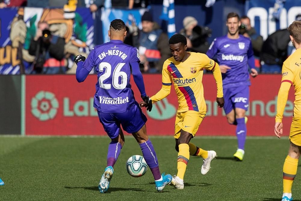 Leganés-Barça, en imatges