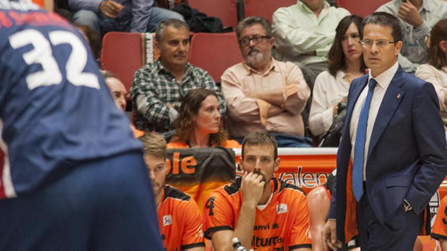 Pedro Martínez, en el choque ante el Obradoiro.