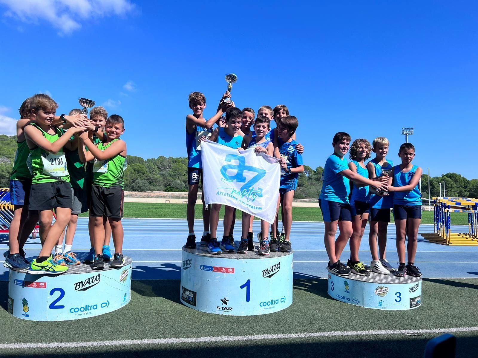 Los podios del Campeonato de Mallorca sub-12 y sub-14