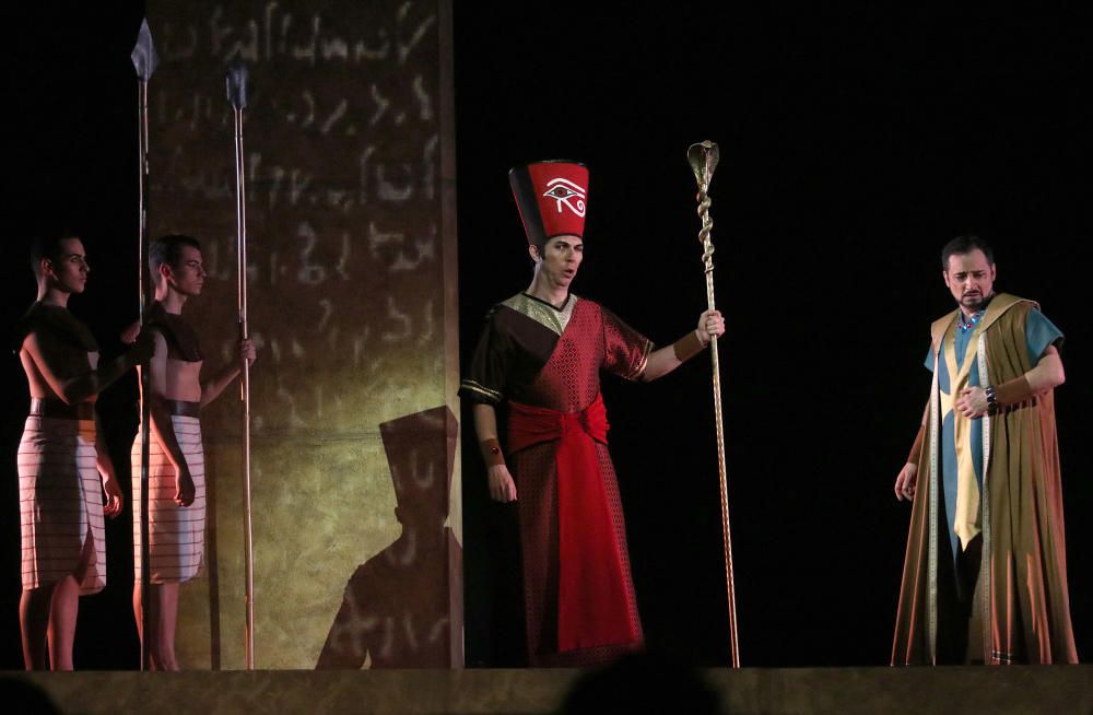 Ensayo de la ópera 'Aída', que llega este fin de semana al Cervantes