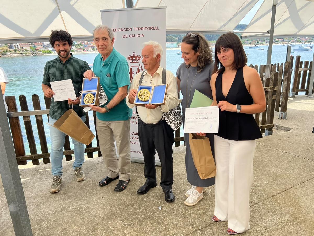 Los topógrafos gallegos de citan en Aldán