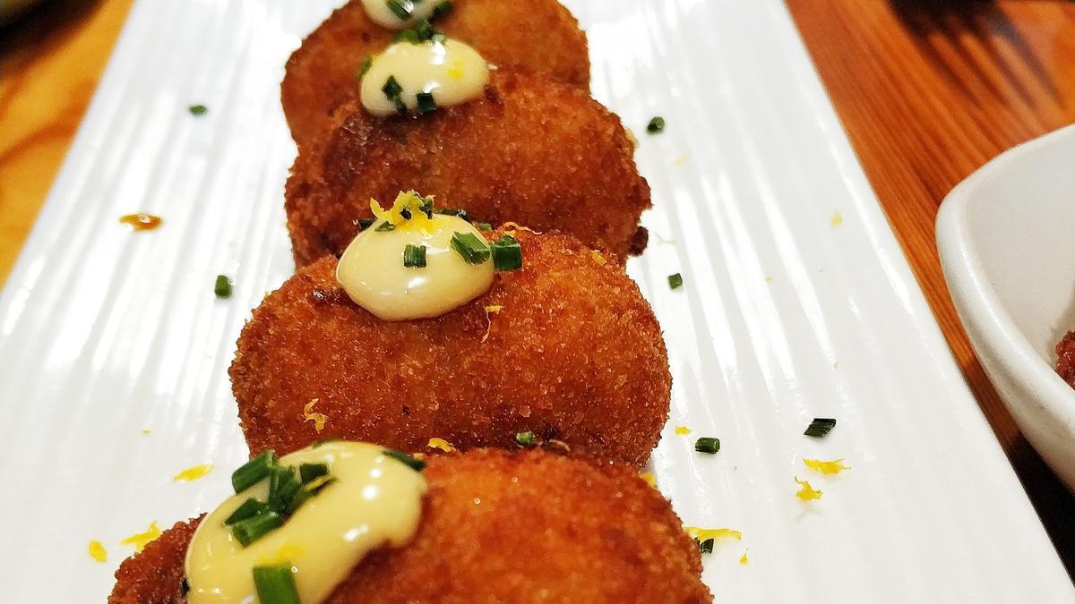 La croqueta de pollo de Allium.