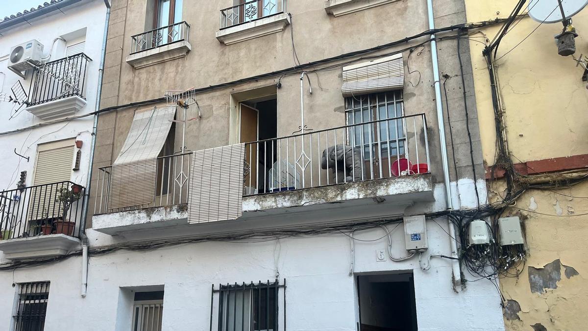 Número 6 de la calle Parras, donde se produjo el rescate.
