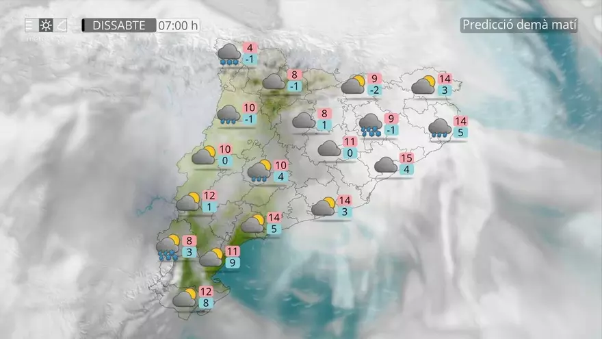 La DANA arriba a Catalunya: primeres nevades al Pirineu