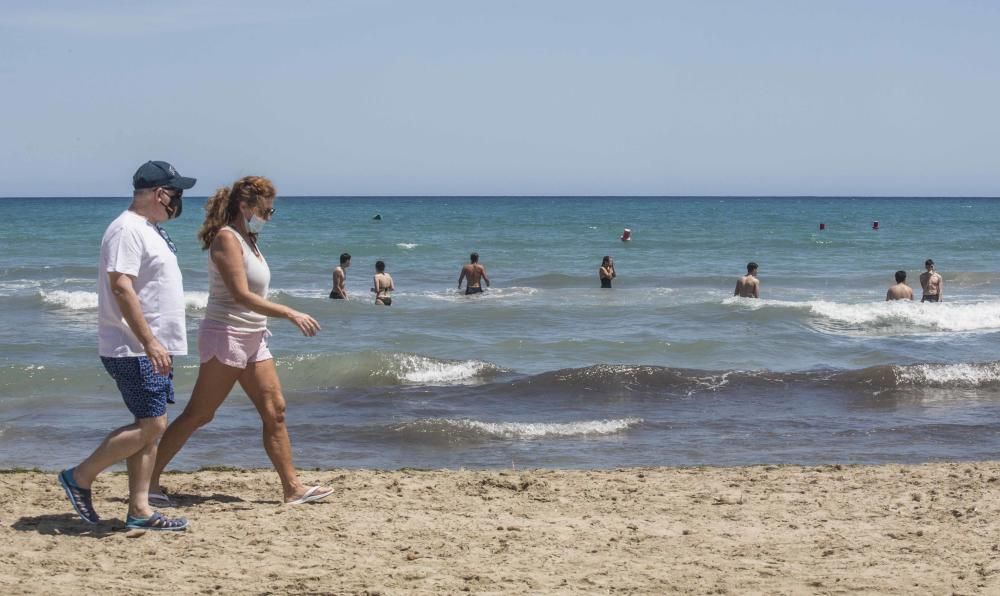 La playa de El Postiguet