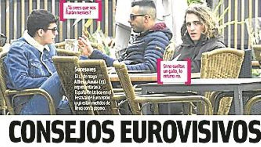 Alfred y Manel, dos eurovisivos de paseo juntos