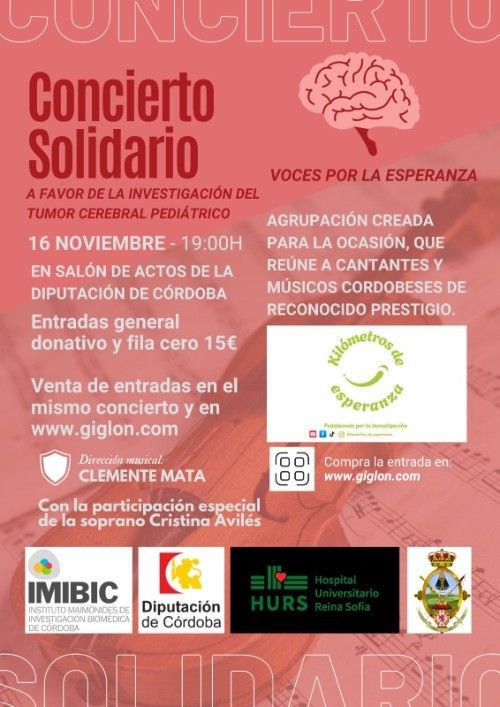 Cartel anunciador del evento solidario.