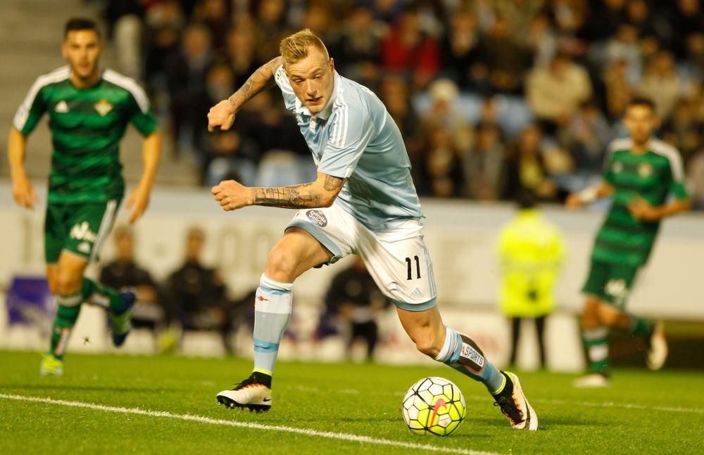 Un gol de Pablo Hernández le vale al Celta para firmar las tablas ante los verdiblancos, que se habían adelantado por medio de N''''Diaye