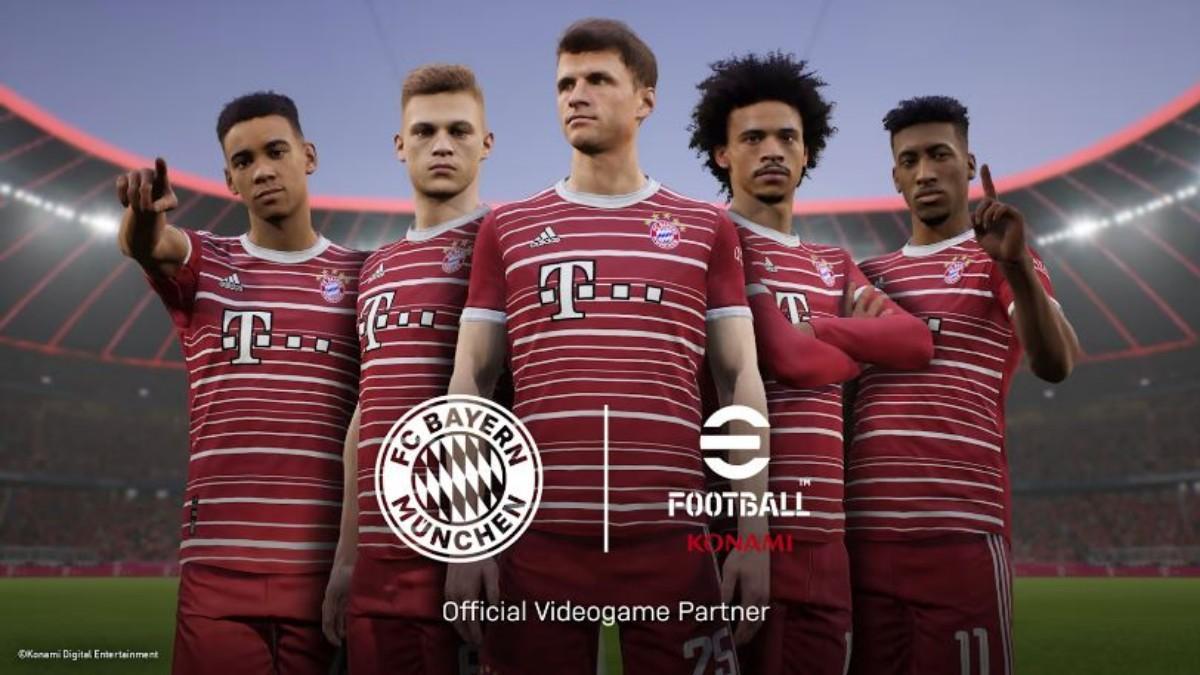 Imagen del acuerdo entre el Bayern y Konami