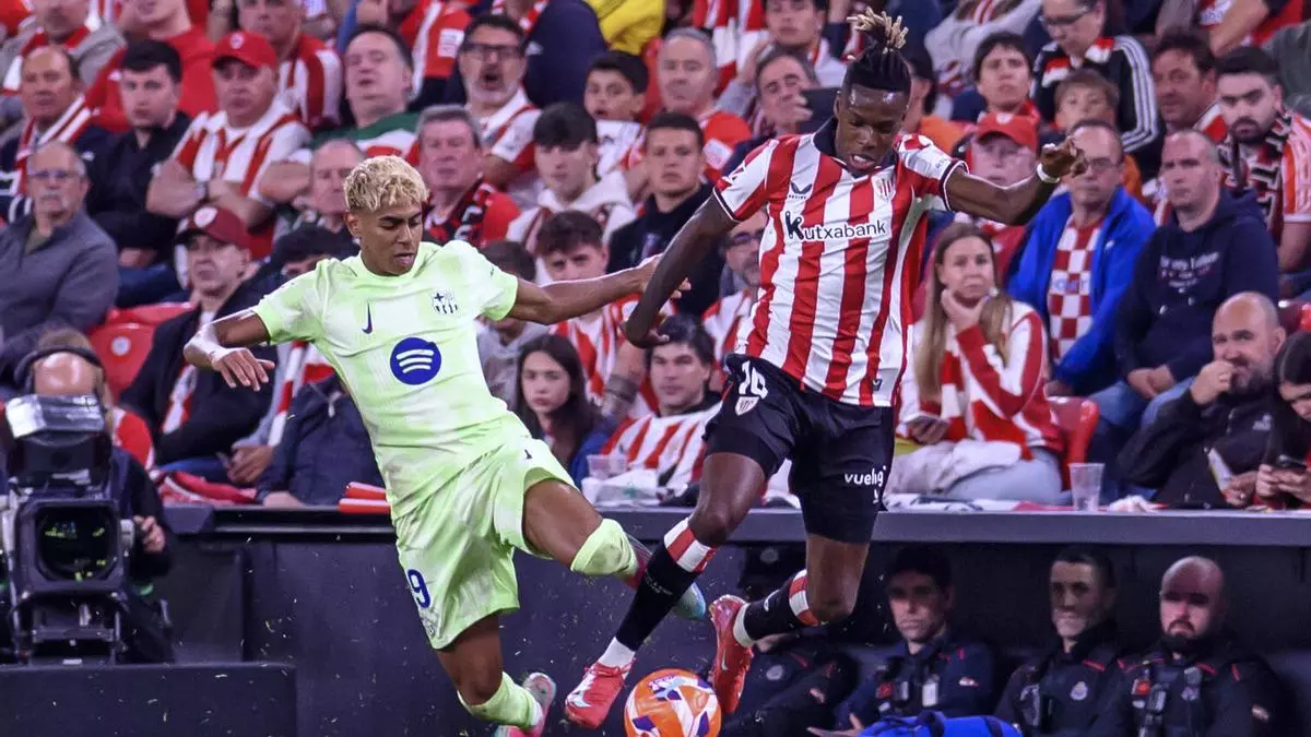 La 迆ltima carta del Athletic para retener a Nico Williams