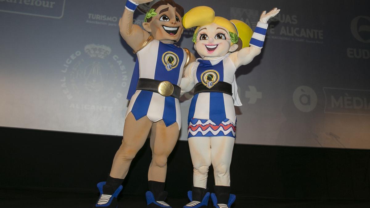 Hercu y Lana, las mascotas del centenario