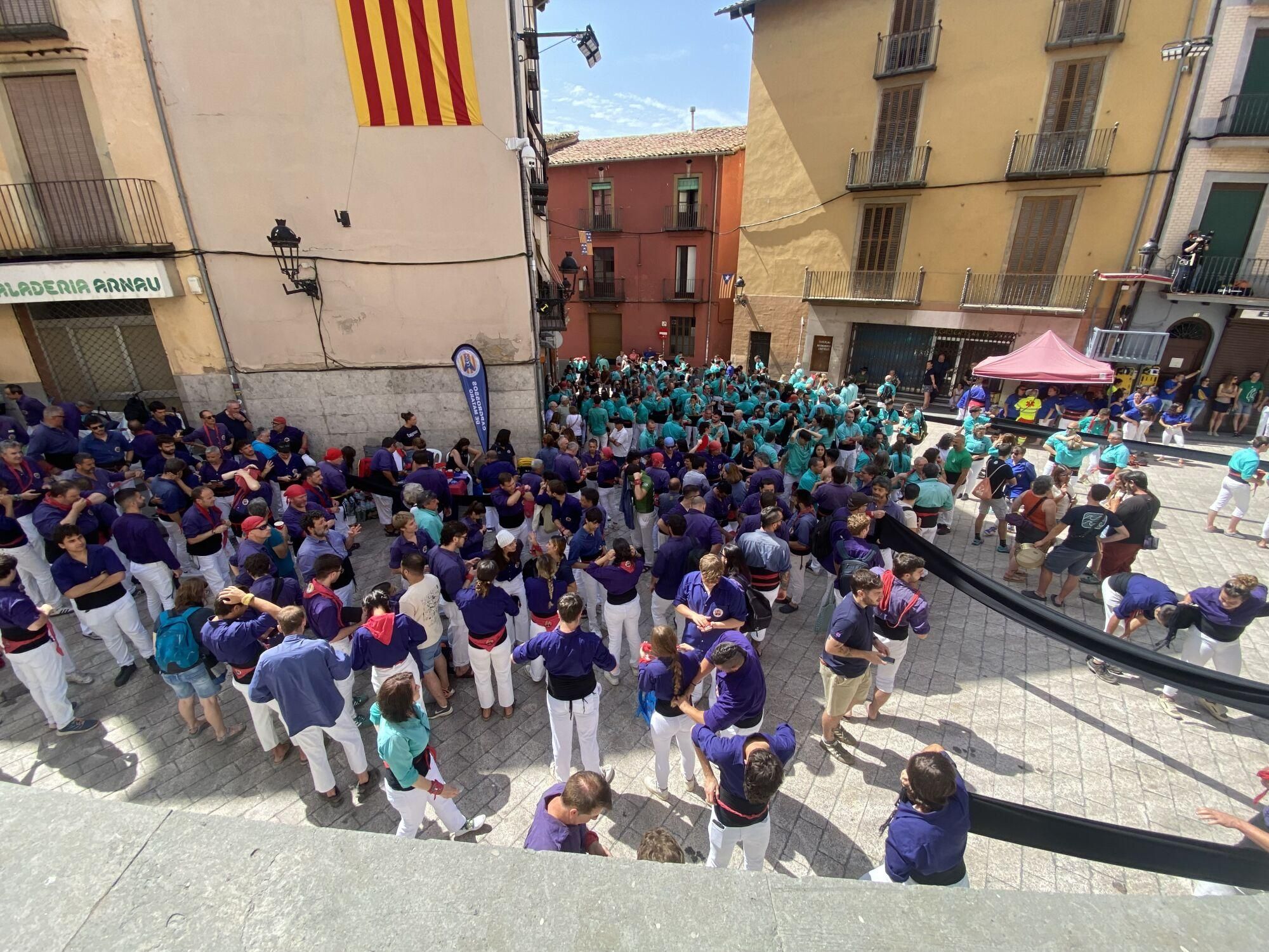 Diada dels Quatre fuets de Berga - Castellers