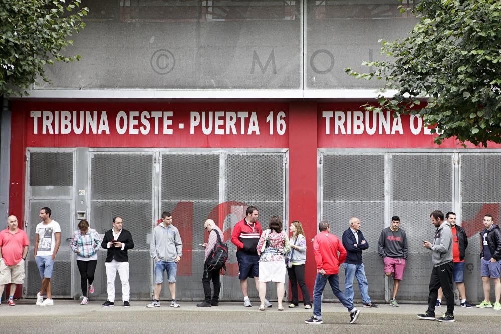 Venta de entradas en el Molinón para Soria