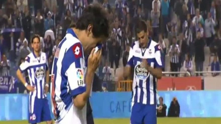 Valerón dice adiós al Deportivo de la Coruña