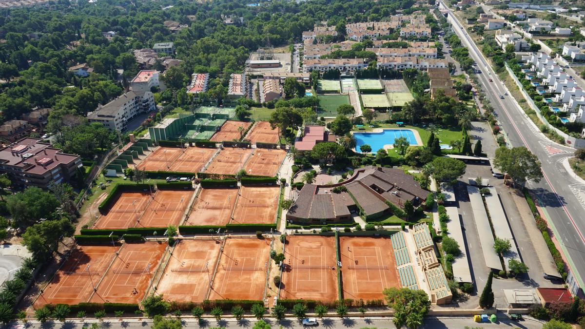 Imagen de las  instalaciones del Club Español de Tenis.