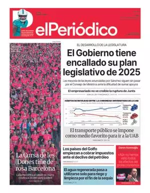 La portada de EL PERIÓDICO del 17 de noviembre de 2025