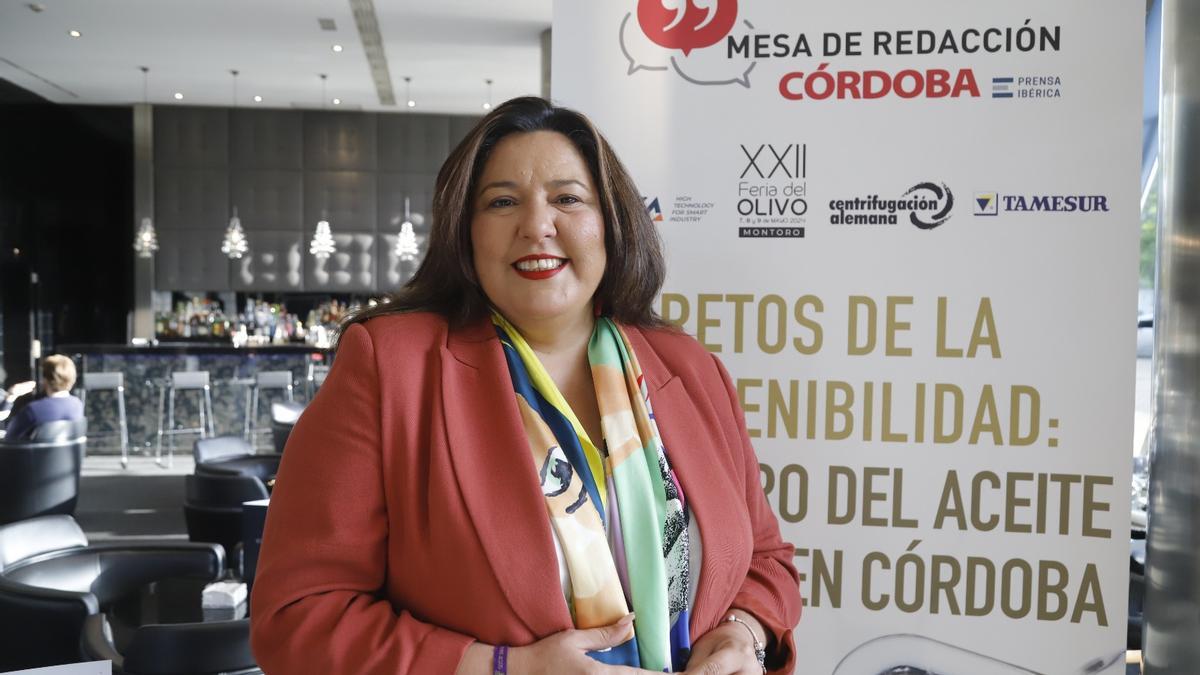 Lola Amo, alcaldesa de Montoro y presidenta de AEMO.