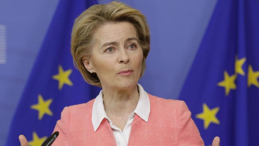 La presidenta de la CE, Ursula von der Leyen.