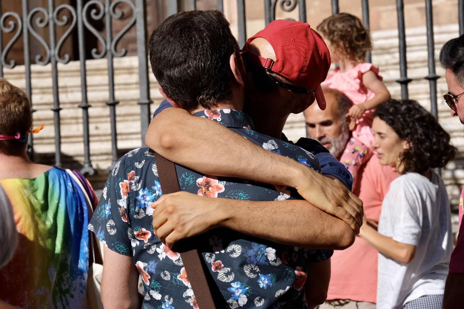 Marcha por el centro de Málaga por el Día Internacional del Orgullo LGTBI+