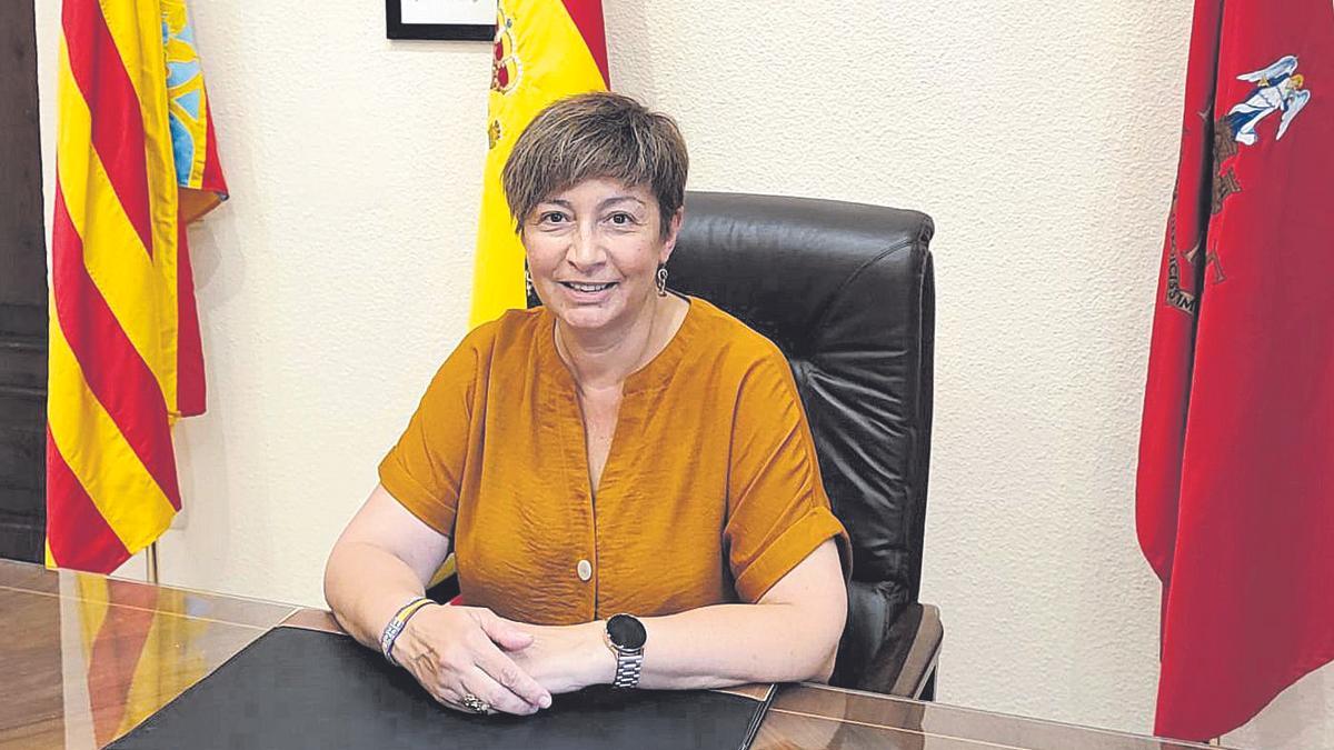 La alcaldesa de Segorbe, Mª Carmen Climent.