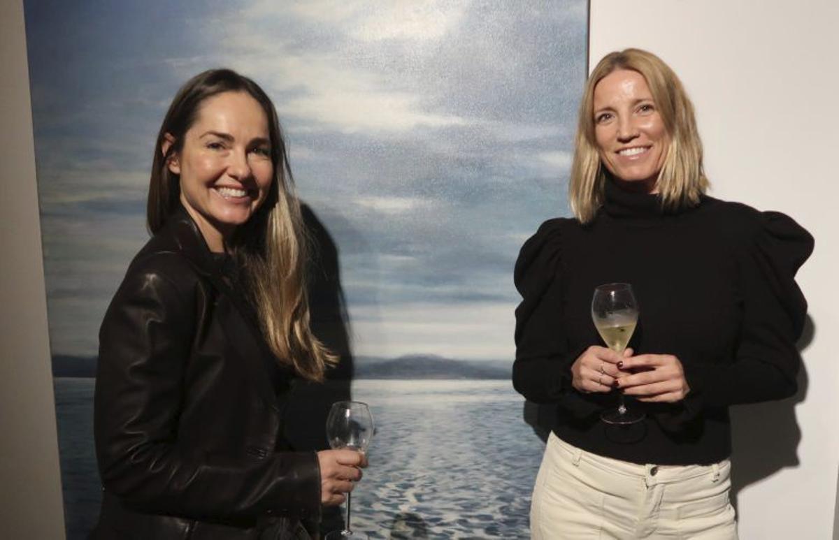 Maia Nalda y Raquel Laquente en la sala Obra 23.