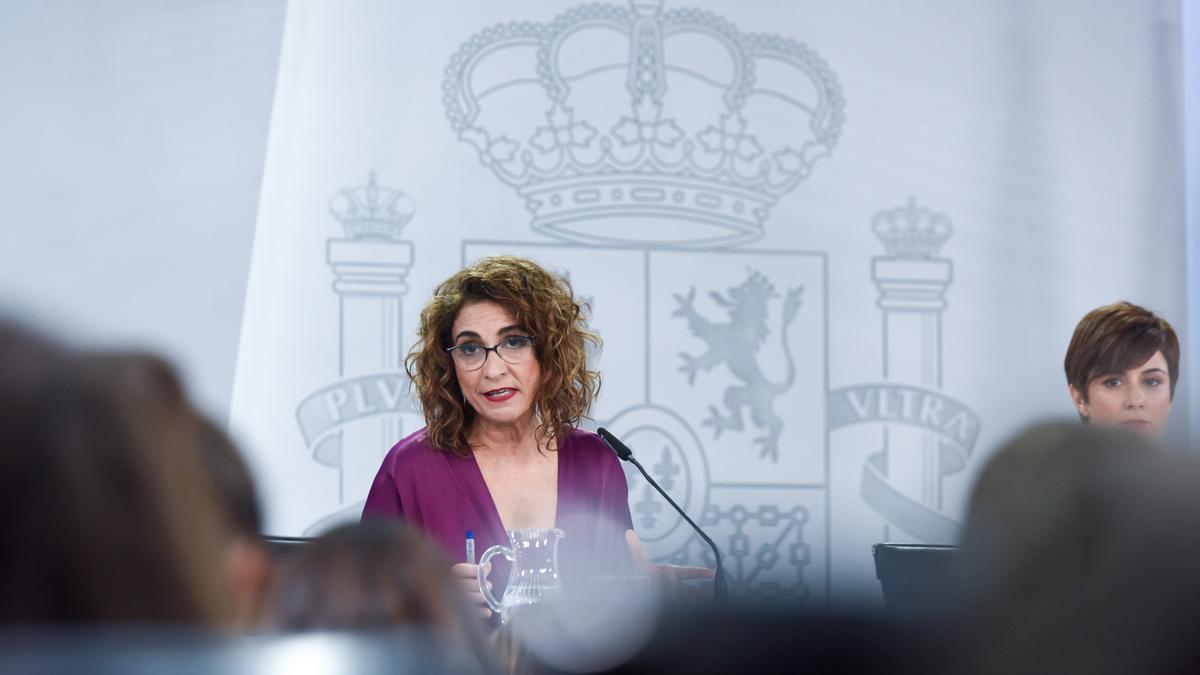 La ministra de Hacienda en funciones, María Jesús Montero.