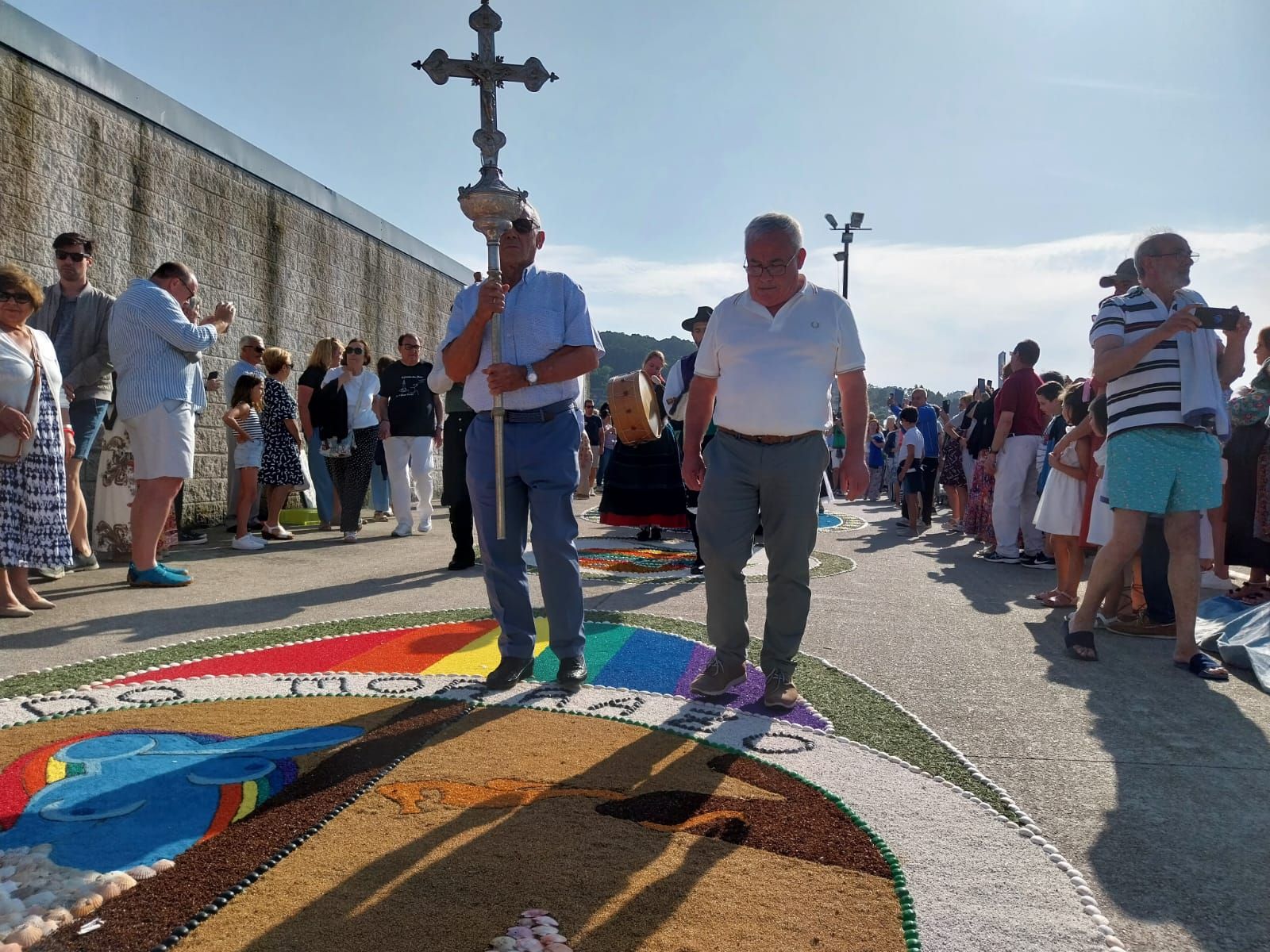Las celebraciones en honor a la Virgen del Carmen en O Morrazo. La procesión en Bueu