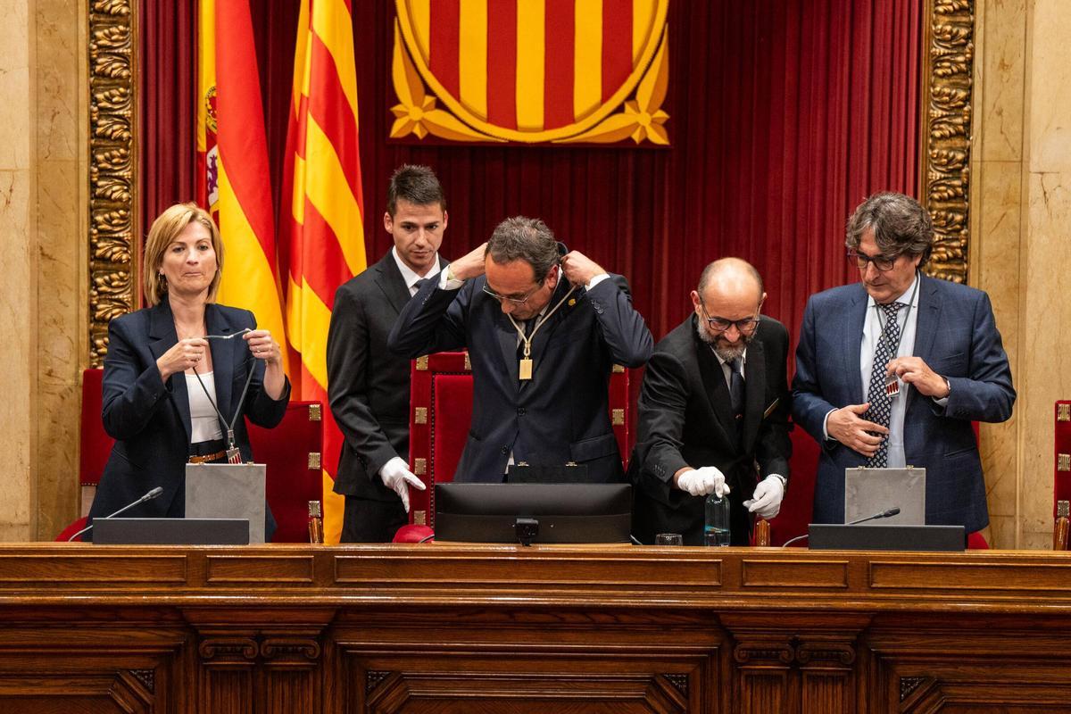 Pleno de constitución del Parlament de Catalunya tras elecciones del 12M