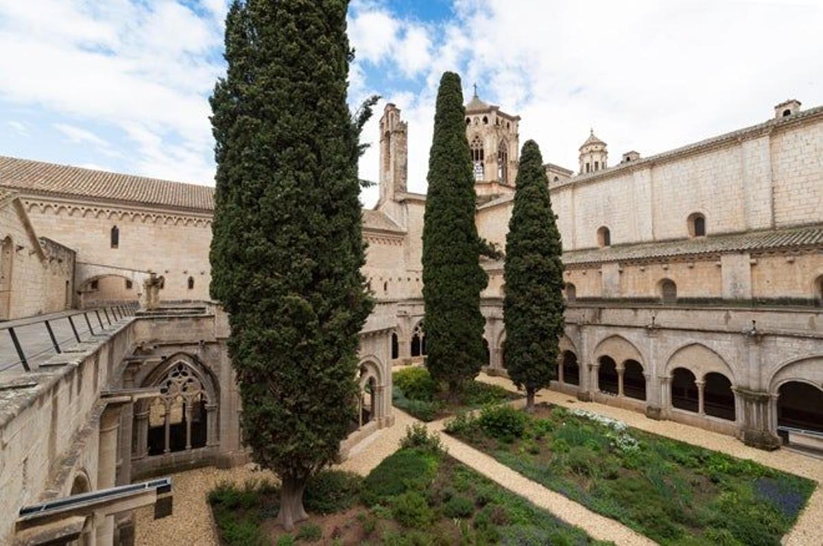 Claustro del Monasterio de Poblet.