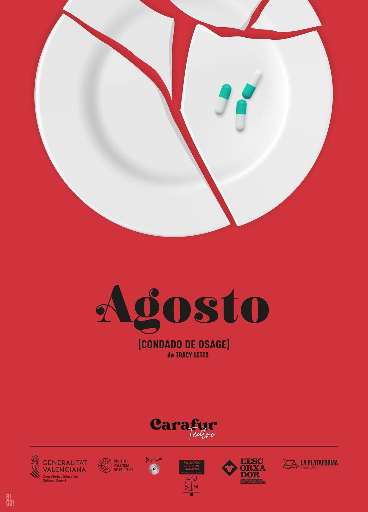 Cartel de la obra 'Agosto'