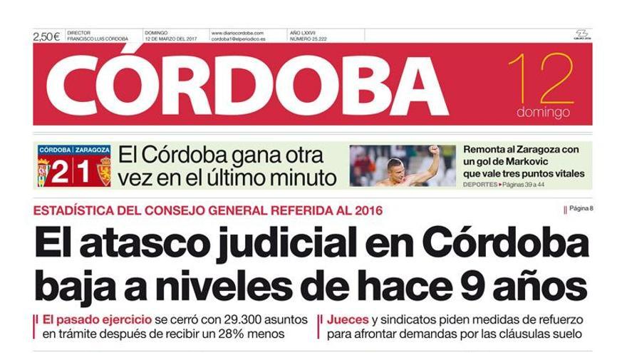 La portada de CÓRDOBA