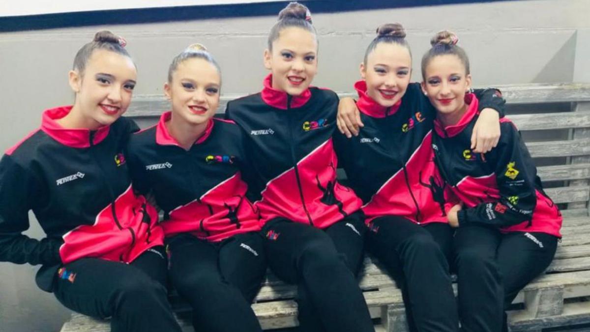 Les gimnastes del CGRF