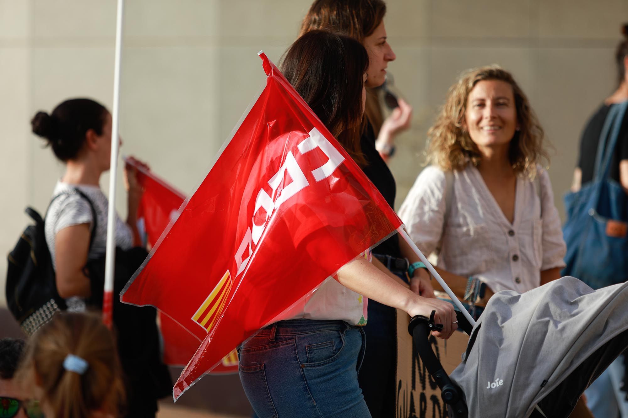 Protesta de las educadoras de infantil de 0 a 3 años en Ibiza