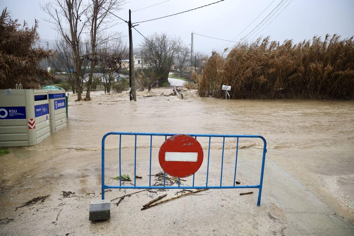 Borrasca Leonardo a su paso por Ronda