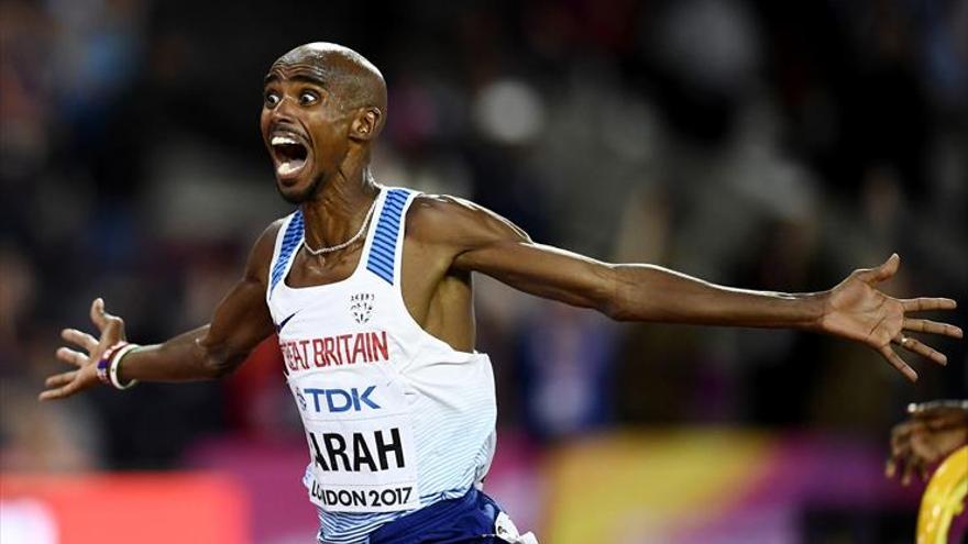 Mo farah prolonga su racha victoriosa en los 10.000