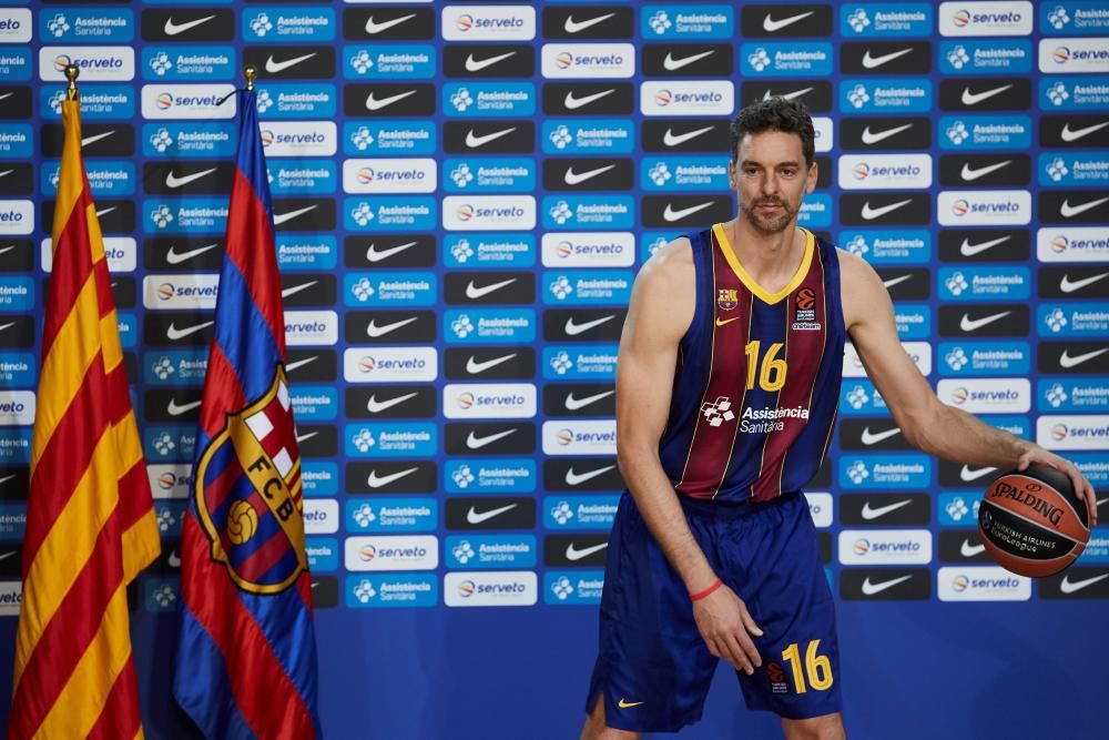 El Barça presenta Pau Gasol