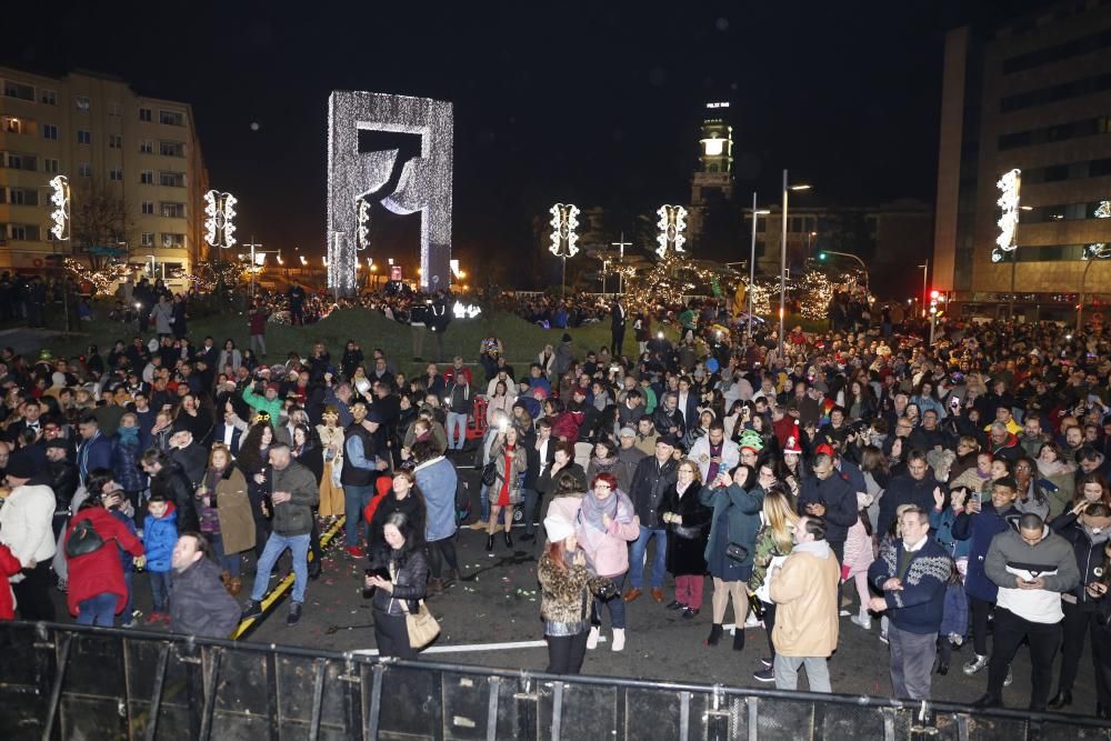 Fiesta de fin de año en Plaza América.