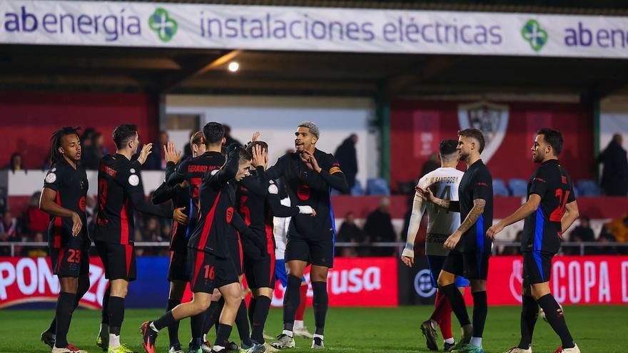 Resumen, goles y highlights del Barbastro 0 - 4 FC Barcelona de dieciseisavos de final de la Copa del Rey