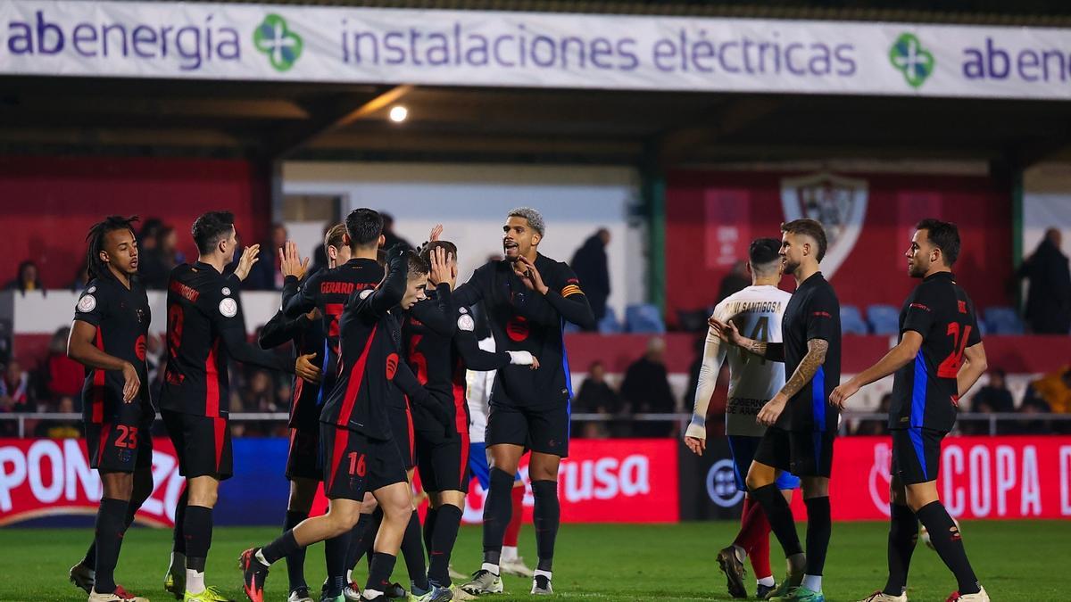 Resumen, goles y highlights del Barbastro 0 - 4 FC Barcelona de dieciseisavos de final de la Copa del Rey