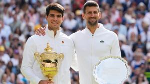 Alcaraz y Djokovic fueron los finalistas de Wimbledon 2024