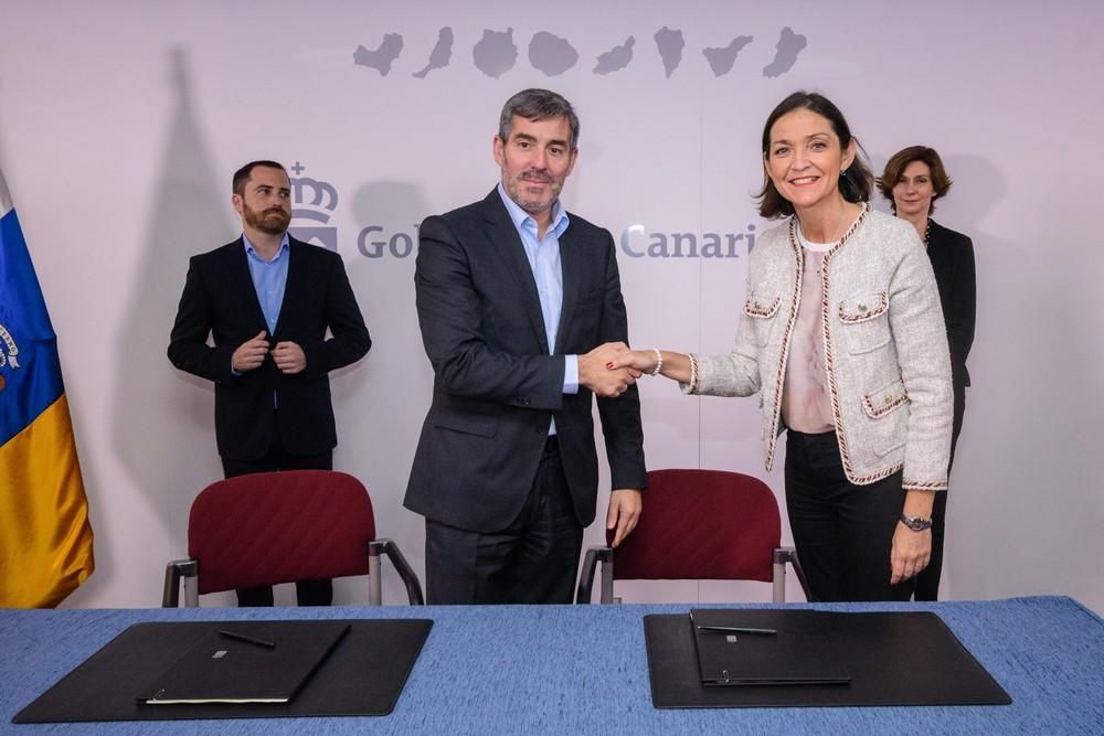 Firma del convenio de infraestructuras turísticas