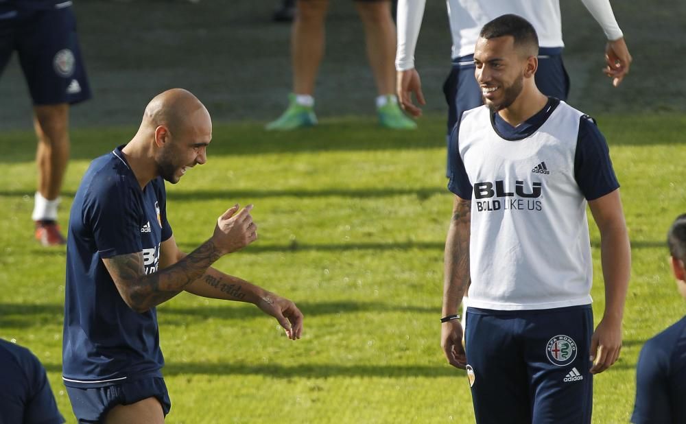 El Valencia CF prepara el partido contra el Legané