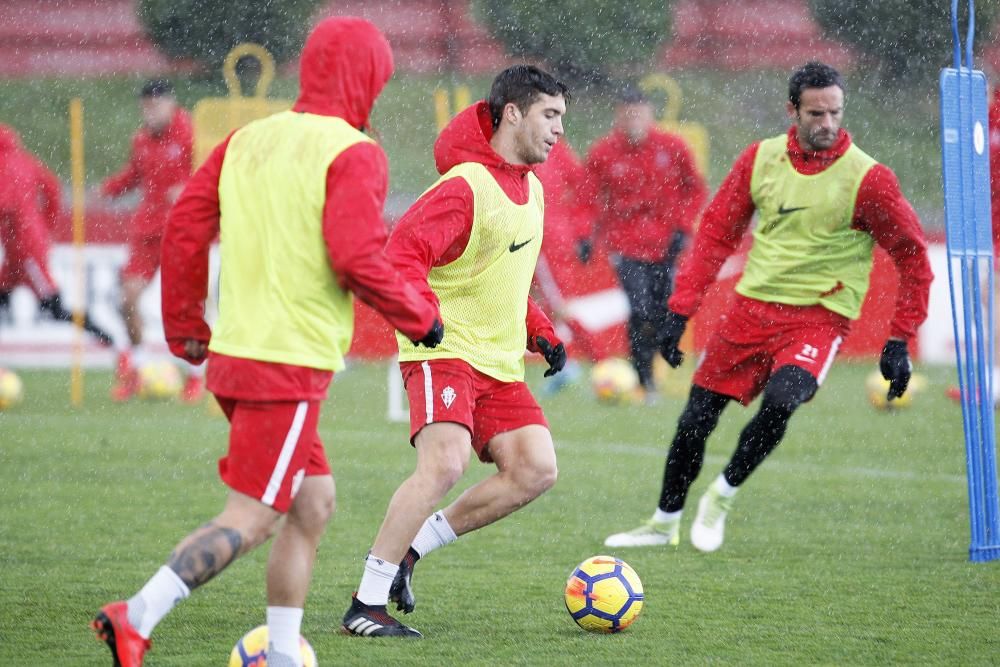 Entrenamiento del Sporting