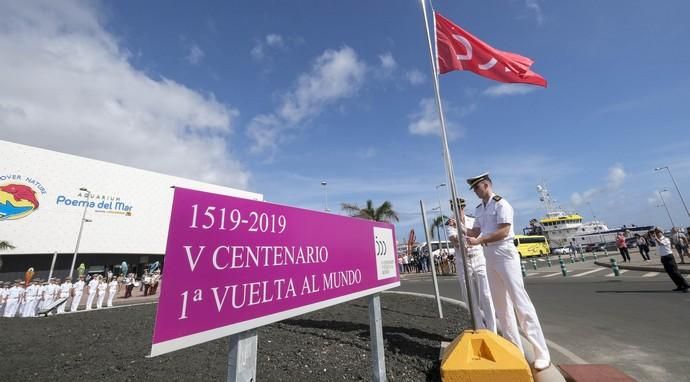 LAS PALMAS DE GRAN CANARIA. Monumento a la circunnavegación y nuevo muelle Elcano  | 12/11/2019 | Fotógrafo: José Pérez Curbelo